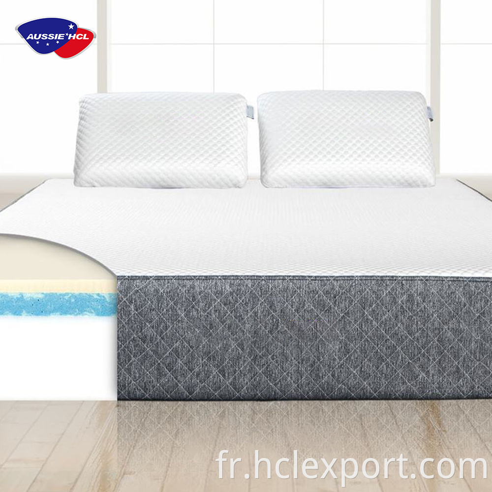 Matelas de luxe complète de qualité haute densité King Double Royal Gel Memory Sleep Well Foam Matelas